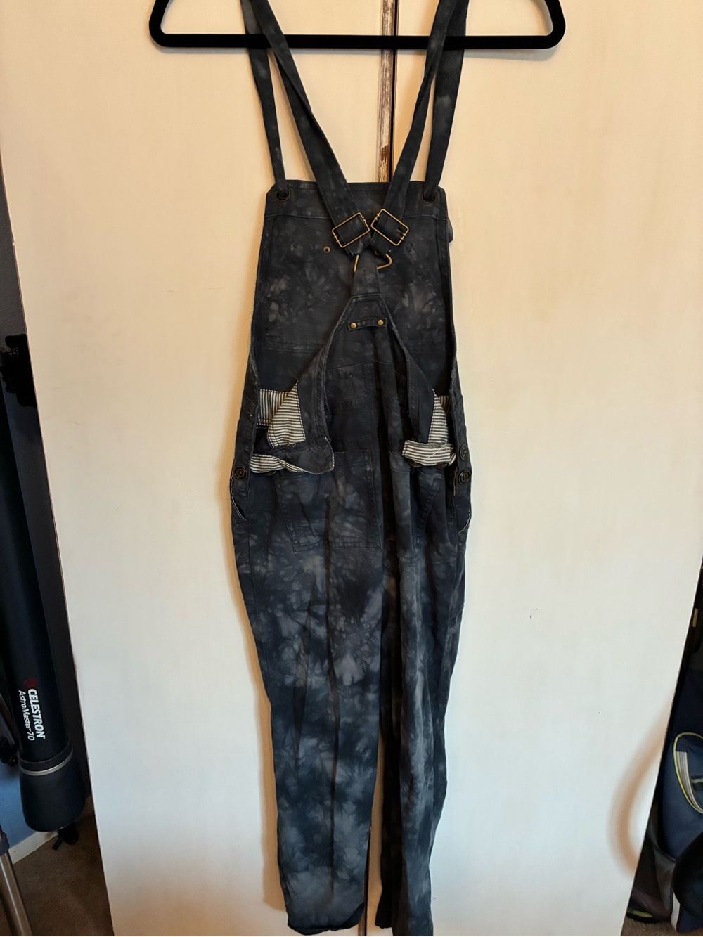 Anthropologie The Wanderer Blue Gray Striped Waistband Pants - Picture 3 of 6